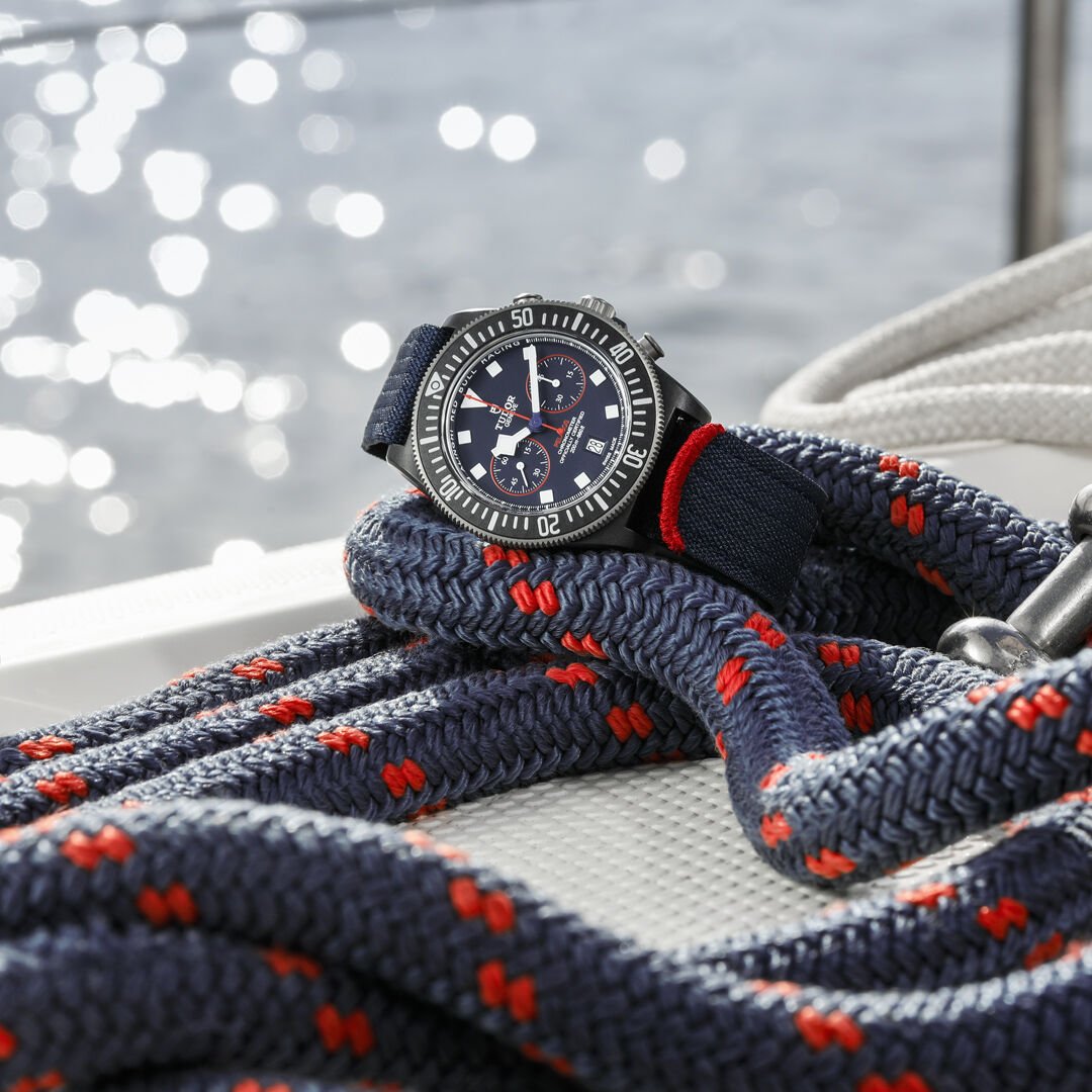 TUDOR is the official timing partner of Switzerland's Alinghi Red Bull Racing team.